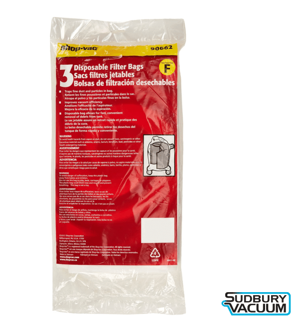 Shop Vac 10-14 Gallon Standard Paper Bags - Image 2